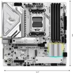 ASRock B850M Steel Legend WiFi Micro ATX Anakart AMD AM5, 4x DDR5, 3x M.2 SSD, HDMI 4K 120Hz, WiFi 7, 3x USB Type-C