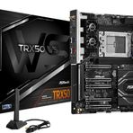 Asrock TRX50 WS WiFi 7600 Mhz RGB M.2 sTR5 E-ATX DDR5 Anakart