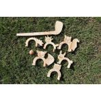 Assa Wood Sevimli Hayvan Figürleri ile Ahşap Mini Golf Seti
