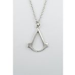 Assassin's Creed Erkek Kadın Kolye Antik Gümüş Kaplama - 60 cm Düz Zincir
