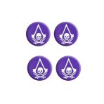 Assassin's Creed Ps5/Ps4/Ps3/Xbox One/One X/One S/Series X/Series S Analog Silikon Koruyucu -4 Adet
