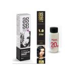 asse 1.0 Siyah 60 ml Tüp Boya + Nysa Oksidan Krem 20 Volume (%6) 60 ml