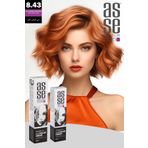 Asse 60 Ml Tüp Saç Boyası 8.43 Açık Kumral Bakır Dore + 50 Ml Oksidan Sıvısı