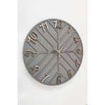 Asse Tasarım Endless Line Dekoratif Duvar Saati Antrasit & Gold 37X37CM Sessiz Mekanizma - Antrasit - Gold