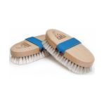 Asseds Store %100 Doğal At Kılı Masaj ve Kuru Fırçalama Için Mavi Kemerli Vücut Peeling Selülit Fırçası - Option-1