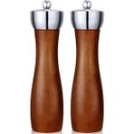 Asseds Store Akasya Komple Ahşap Tuz Karabiber Değirmeni Baharat Öğütücüsü 21 cm - 2 Adet - 391