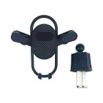 Asseds Store Araç Içi Telefon Tutucu Havalandırma (Menfez) Kanca Montaj Kaymaz 360° Çoğu Akıllı Telefonla Uyumlu Sarsıntı Önleyici 4.5”- 7” Inç - Option-1 - 000-Siyah