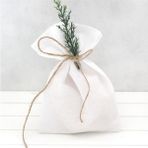 Asseds Store Düz Beyaz Ham Bez Kese, 10X15 cm 10 Adet - 000-Siyah