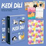 Asseds Store Kedi Dili - Kedinizi Anlayabilmeniz Için Resimli Bir Rehber - Lili Chin - Kartpostal - Ayraç - Aşı Kartı ve Renkli Kulaklar Planlama Defteri