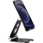 Asseds Store Masaüstü Alüminyum Mobil Stant, Ayarlanabilir Çok Açılı, Katlanabilir/tutucu Standı, Akıllı Telefonlar, Tabletler ve Ipad Için, Mobil Stant, Siyah - Option-1 - 001-Renkli