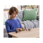 Asseds Store Mattel Oyuncak Seti ve 7 Mini Aksiyon Figürü, Bir Filmi'nden Ilham Alan Mini Mode Çoklu Paket, Steve ve 3 Özel Karakter, JFM37 - 01-Mavi