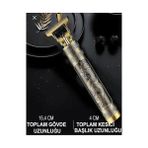 Asseds Store Metal Gövdeli Tıraş Makinesi – T-Bıçaklı Saç, Sakal ve Ense Kesme Makinesi, Şarjlı Profesyonel Trimmer, Lazer Çizim ve Epilasyon Öncesi Bakım Için Tıraş Makinesi - Option-1
