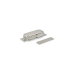 Asseds Store Mıknatıslı Çıt Çıt Kilit, Paslanmaz, Metal Gövde, Pvc, Kapı, Sineklik, Dolap, Kapak Için, Manyetik Tutucu, Montaj Vidalı, Sessiz, Kolay Açılır, Kapanır Sistem (8,5 Cm, 2 Adet) - Option-1