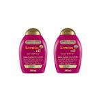Asseds Store Ogx Keratin Yağı Içeren Şampuan, 385 Ml, 2'li Paket - Option-1