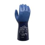 Asseds Store Showa CS720 Nitril Kimyasal Dayanıklı Koruyucu Eldiven, Polyester/naylon Astar ve Kaba Doku, 30,48 cm Uzun - Option-1