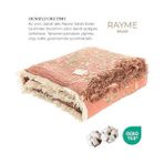 Asseds Store Tekstil - Desenli Dekoratif Çok Amaçlı Müslin Pike ve Yatak Örtüleri, 100% Pamuk 4 Katlı Kaliteli Yumuşak Şık Müslin Yazlık Pike (Lavanta Kiremit, Çift Kişilik 220X240 Cm)