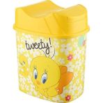 Asseds Store Tweety Lisanslı 5.5 Litre Hazneli Çocuk Odası Çöp Kovası - 000-Siyah - Option-1