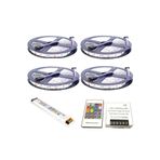 Asşerit Led Rgb Şerit Led 20 Metre Kumanda Ultra Slim Trafo 3 Çip 5050 İç Mekan