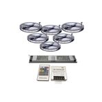 Asşerit Led Rgb Şerit Led 30 Metre Kumanda Ultra Slim Trafo 3 Çip 5050 İç Mekan