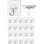 Assess Store 20'li Şeffaf Kendinden Yapışkanlı Duvar Askısı - 20 Parça Ekonomik Paket Güçlü Kanca Seti - 0 - 1 Ay - 0 - 3 Yaş