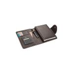 Assess Store 2k 4681 Ajanda Tarihsiz Çizgili 14 x 20 cm Ajanda/defter Hesap Makineli Deri Organizer, Kahverengi - -- - Option-1