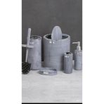 Assess Store Akrilik Mermer Desenli Yuvarlak 5 Li Banyo Seti Modern Ve Şık