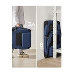 Assess Store Feandrea Köpek Kutusu, Araba Için Taşıma Kutusu, Köpek Taşıma Kutusu, Kumaştan Katlanabilir Kedi Kutusu, L, 70 x 52 x 52 Cm, Koyu Mavi - 0 - 3 Yaş - 0 - Siyah
