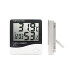 Assess Store Htc-1 Dijital Termometre Sıcaklık ve Nem Ölçer Higrometre Masa Alarm - Option-1
