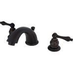 Assess Store KB975AL Victorian Widerspread Lavatory Musluk With Metal Kolu Handle, Oil Rubbed Bronz By - Option-1