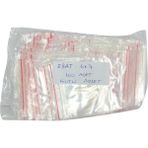 Assess Store Kilitli Naylon Torba Poşet 6x7 cm Şeffaf 100 Adet 1 Paket - Option-1