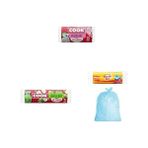 Assess Store Kokulu Çöp Torbası, Küçük Boy 40 x 47 cm X1 + Kokulu Çöp Torbası, Orta Boy 55 x 60 cm X1 + Büyük Boy Çöp Poşeti 10'lu 65X80 Cm, X1 - 000-Siyah - Option-1