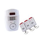 Assess Store LR-NG300-3 Kumandalı Kablosuz Hareket Dedektörlü Alarm Seti, Kumandalı Ev Alarmı, Hırsız Alarmı, Hırsız Alarm Sistemi - Option-1