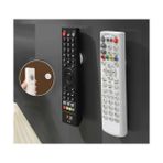 Assess Store Mıknatıslı Uzaktan Kumanda Sabitleyici 2 Adet, Televizyon-Klima Kumanda Tutucu Organizer Mıknatıs Özellikli, Çok Amaçlı Kablo, Kumanda Düzenleyici 2'li Set - Option-1 - 1BW-Beyaz