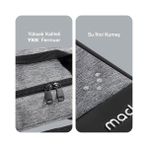 Assess Store Unicity Eco MCE-1112 Çevre Dostu Laptop Çantası, Ykk Fermuarlı Çantası, MacBook Air/pro ile Uyumlu Bilgisayar Çantası, Erkek Kadın 14.1 Inç Notebook El Çantası, Gri - 0 - 3 Yaş - 0 - Siyah