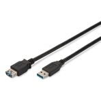 Assmann AK-300203-030-S 3 mt AWG28 USB3.0 USB A Erkek-USB A Dişi Uzatma Kablosu