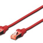 Assmann Digitus DK-1644-010/R S-FTP CAT.6 Kırmızı Halogenfre Patch Kablo