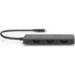 Assmann Digitus DS-45333 USB Type C to 3xHDMI 2.0 DP 1.4 4K 60hz MSD Usb Ekran Kartı Adaptörü