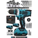 Assur 12V Çift Akü Şarjlı Matkap Metal Şanzıman Akülü Vidalama