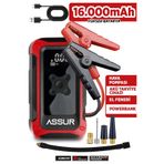 ASSUR 4'ü 1 Arada Led ışık | Powerbank | Akü Takviye Cihazı | Şarjlı Lastik Şişirme | Hava Kompresörü