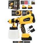 Assur Pro 21V Çift Akülü 300mm Sprey Boya Püskürtme Sarı