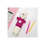 Astamon Tavşan Temalı Peluş Sevimli ve Şirin Kalem Kutusu - Pembe