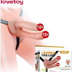 Astarte Lovetoy Unisex Strapon Anal ve Vajinal Belden Bağlamalı Çift Başlı Çatal Penis