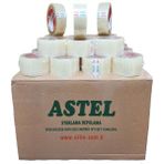 Astel 60 Adet Koli Bandı 45 mm x 100 Metre Su Geçirmez Özellikli Bant