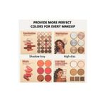 ASTER BEAUTY Kitap Model Makyaj Paleti Göz Farı / Allık / Aydınlatıcı