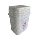Astera Hasır Çöp Kovası 7,2 Litre Beyaz