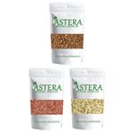 ASTERA Sporcu Protein Seti ( 100 Gr Soya Kıyması + 100 Gr Keten Tohumu + 100 Gr Yulaf Ezmesi )