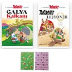 Asteriks 11 Asteriks Galya Kalkanı - Asteriks 10 Asteriks Lejyoner - ( 2 Not Defteri Hediye)