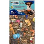 Asterion Yeni Kedi Desen Baskılı Pet Havlu ve Matı, Köpek - Kedi Kurulama ve Alt Örtüsü 50 x 70 cm
