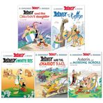 Asterix Series 8 by Jean Yves Ferri & Fabcaro 5 Books Collection Set: Book 36-40 (Asterix and Missing Scroll, Asterix and Chariot Race, Asterix and Chieftain's Daughter, Asterix and Griffin & 1 More)
