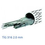 Astor Tig 316 Paslanmaz Kaynak Teli 2.0 mm (5 kg Tüp)